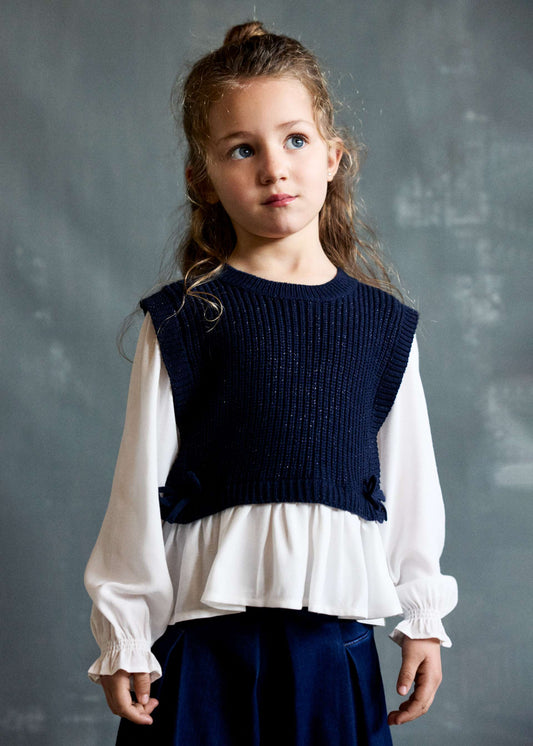 Girl shirt with top