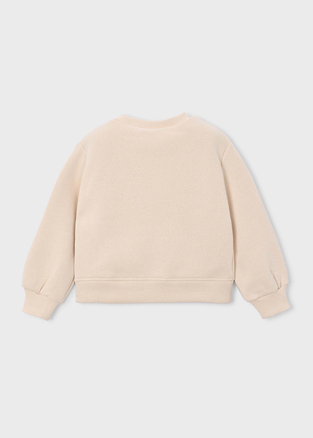 Girls' appliqué sweatshirt