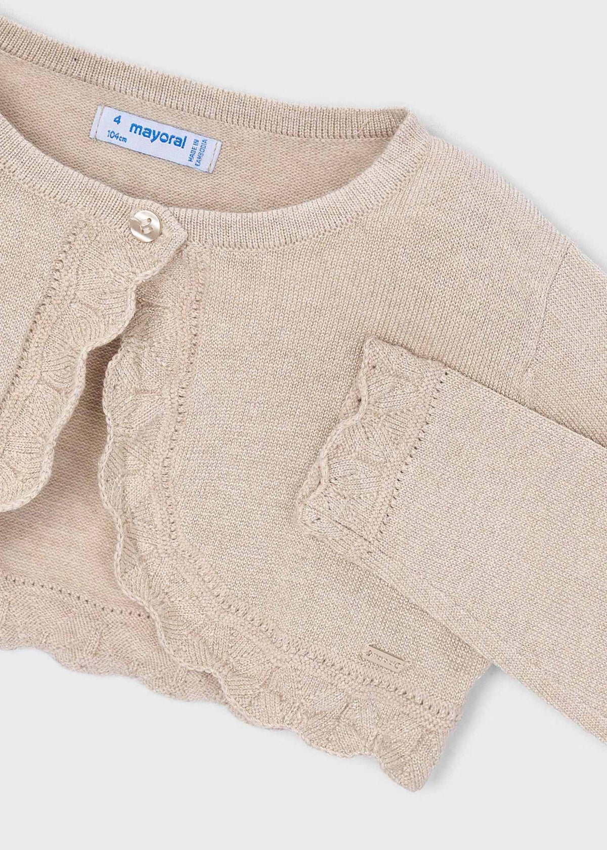 Strickbolero für Mädchen – Basic