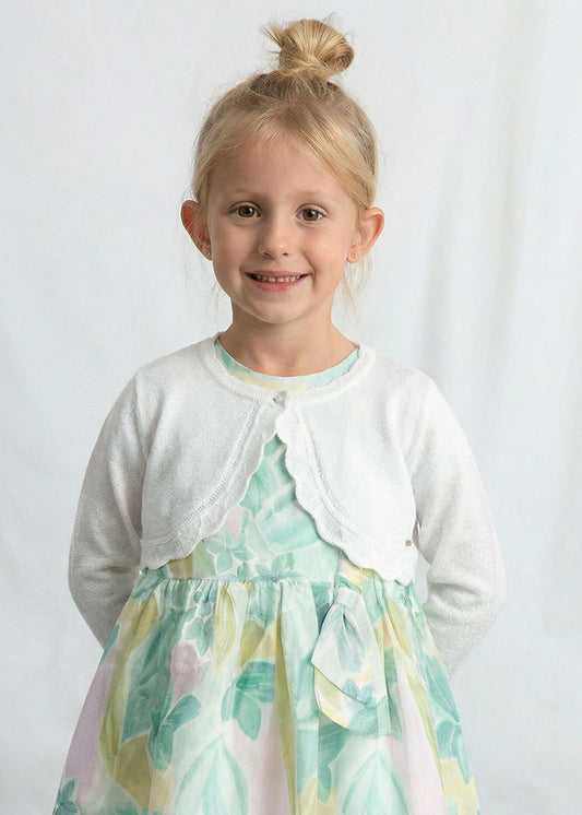 Girls basic bolero knitted cardigan