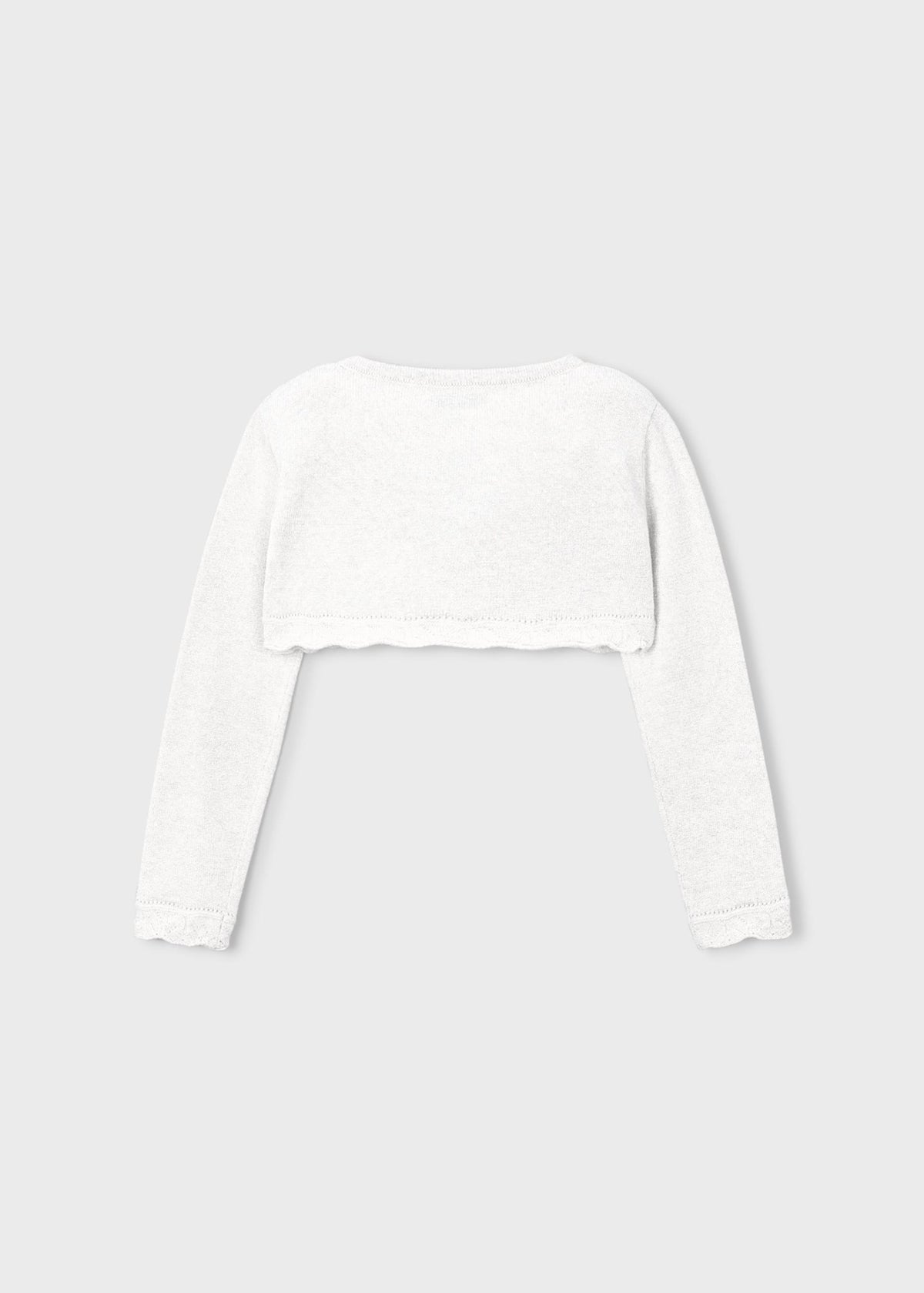 Girls basic bolero knitted cardigan