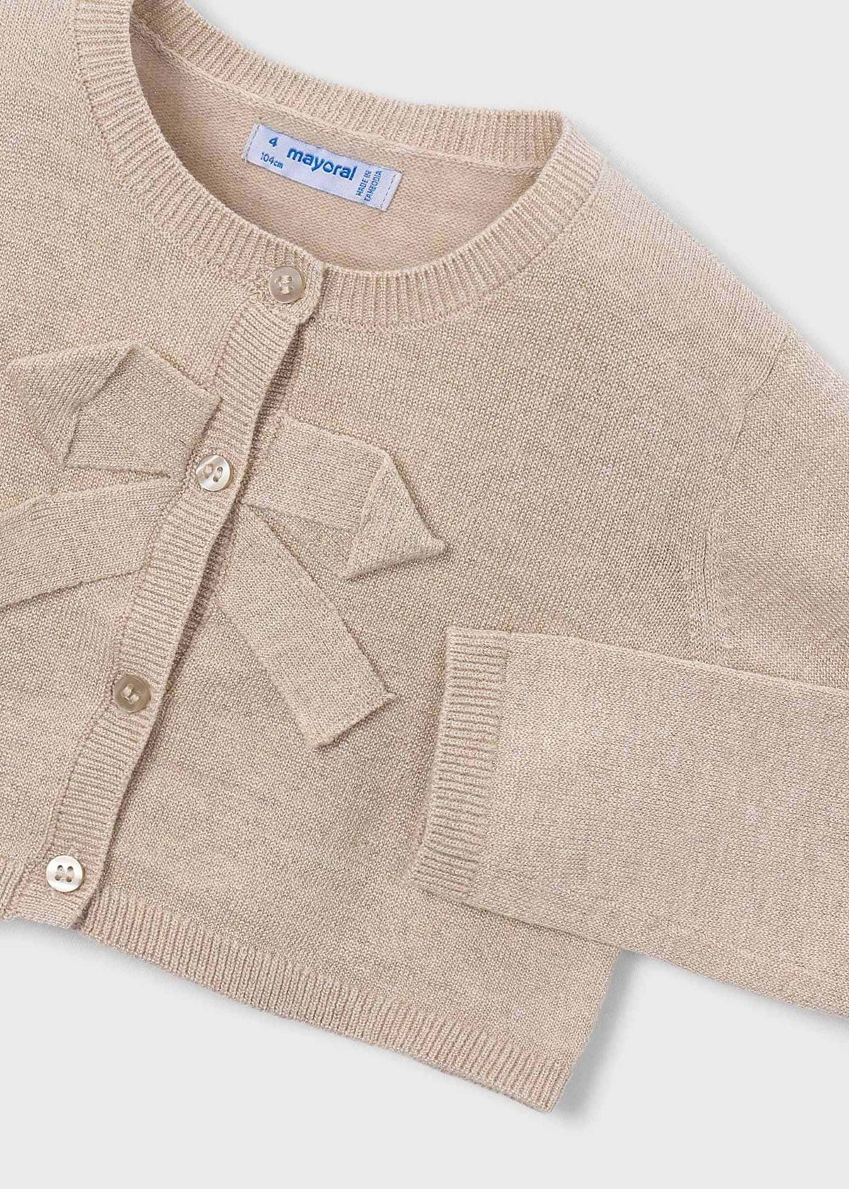 Girls basic knitted cardigan