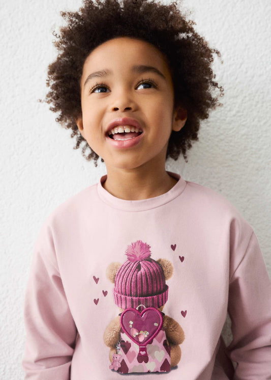 Mädchen-Bären-T-Shirt