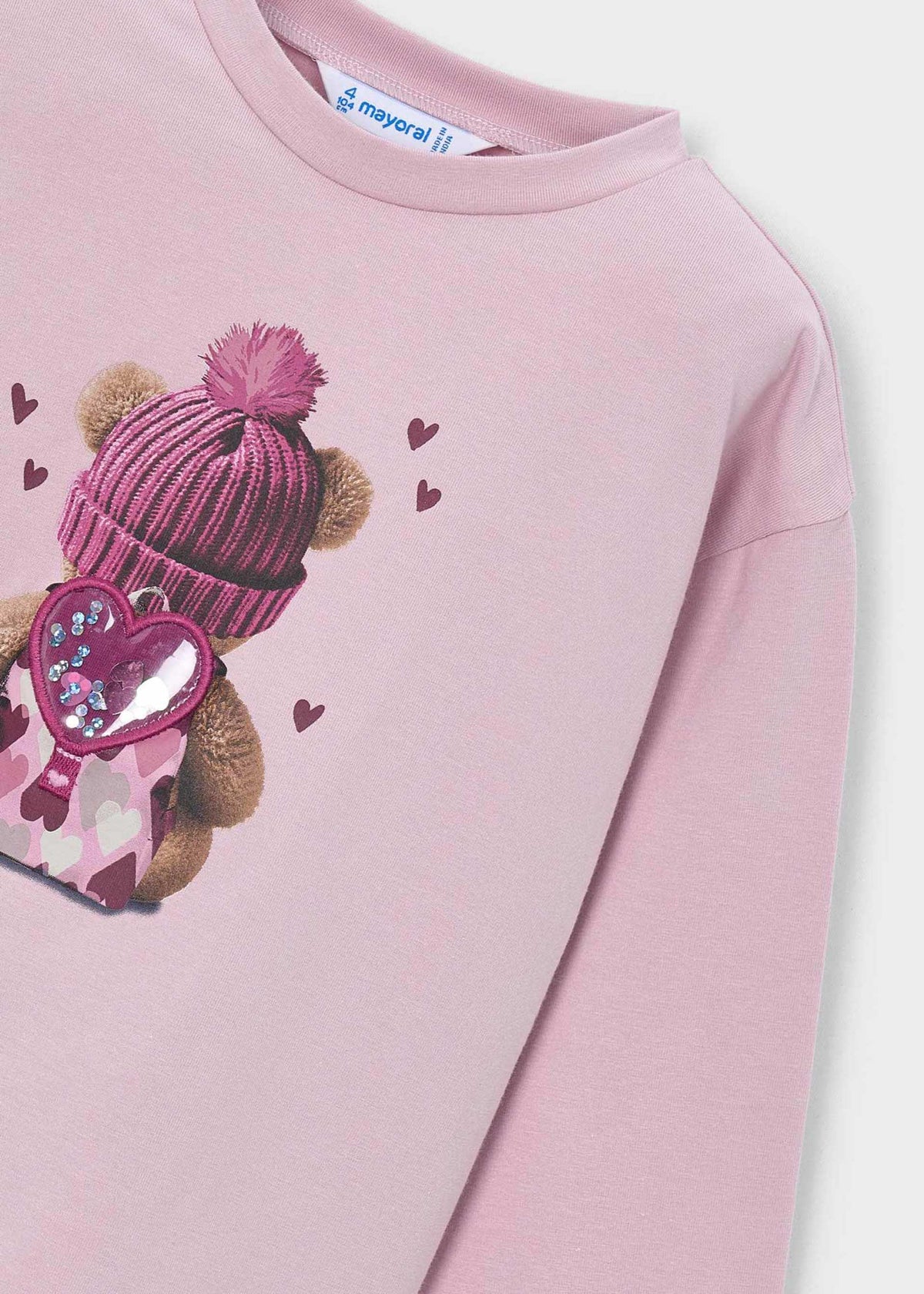 Girls' bear T-shirt