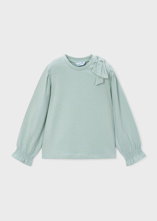 Mädchen-T-Shirt mit Fliege