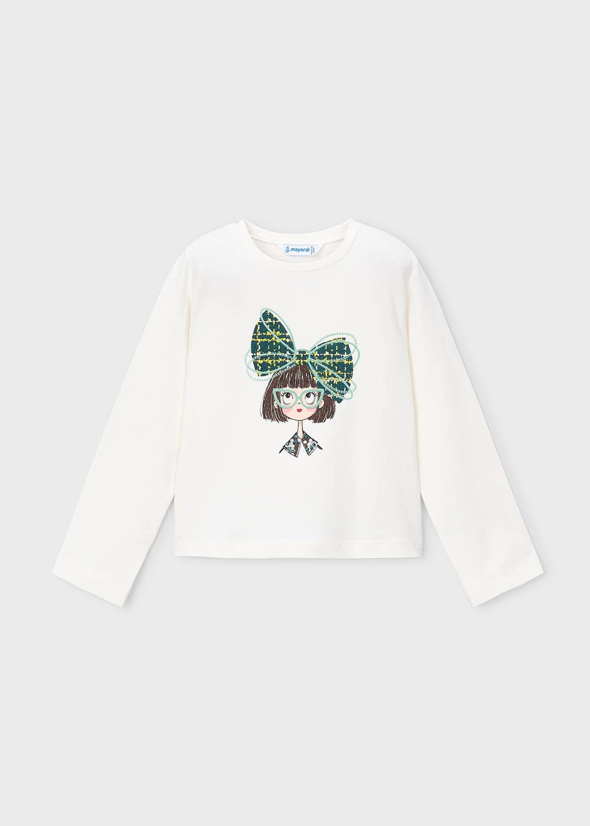 Mädchen-T-Shirt mit Schleife
