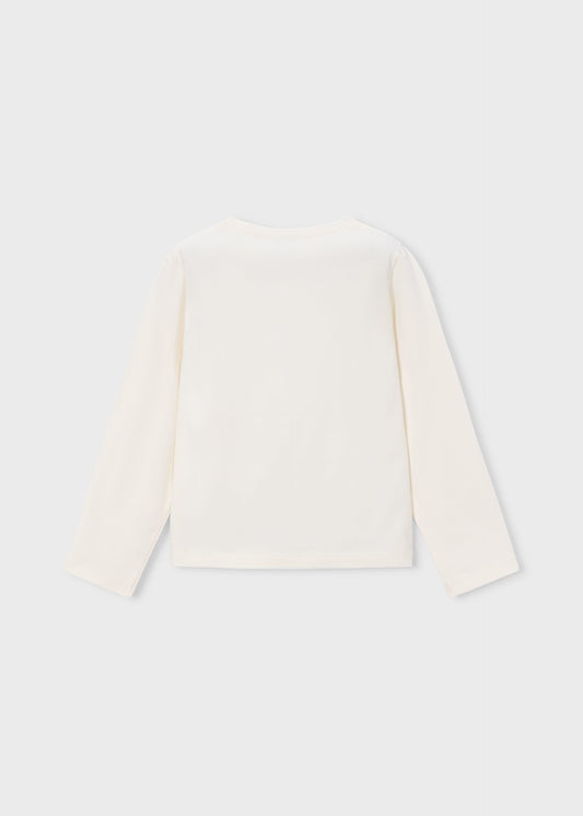 T-Shirt mit Schleife für Mädchen
