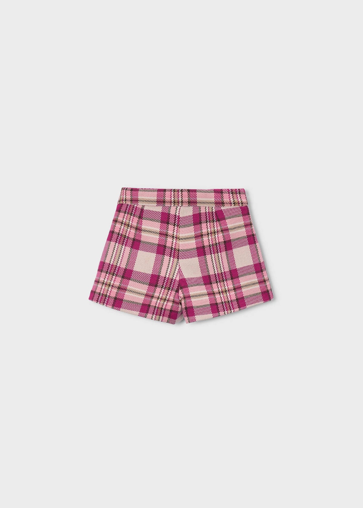 Karierte Bermuda-Shorts für Mädchen