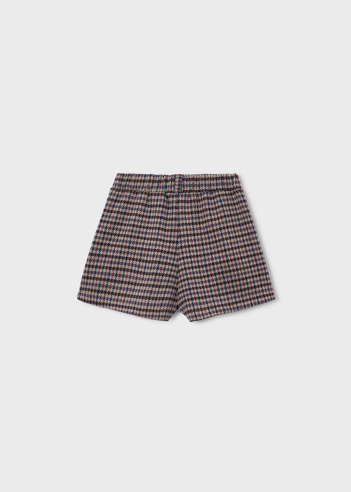 Girls' checked skirt-trousers