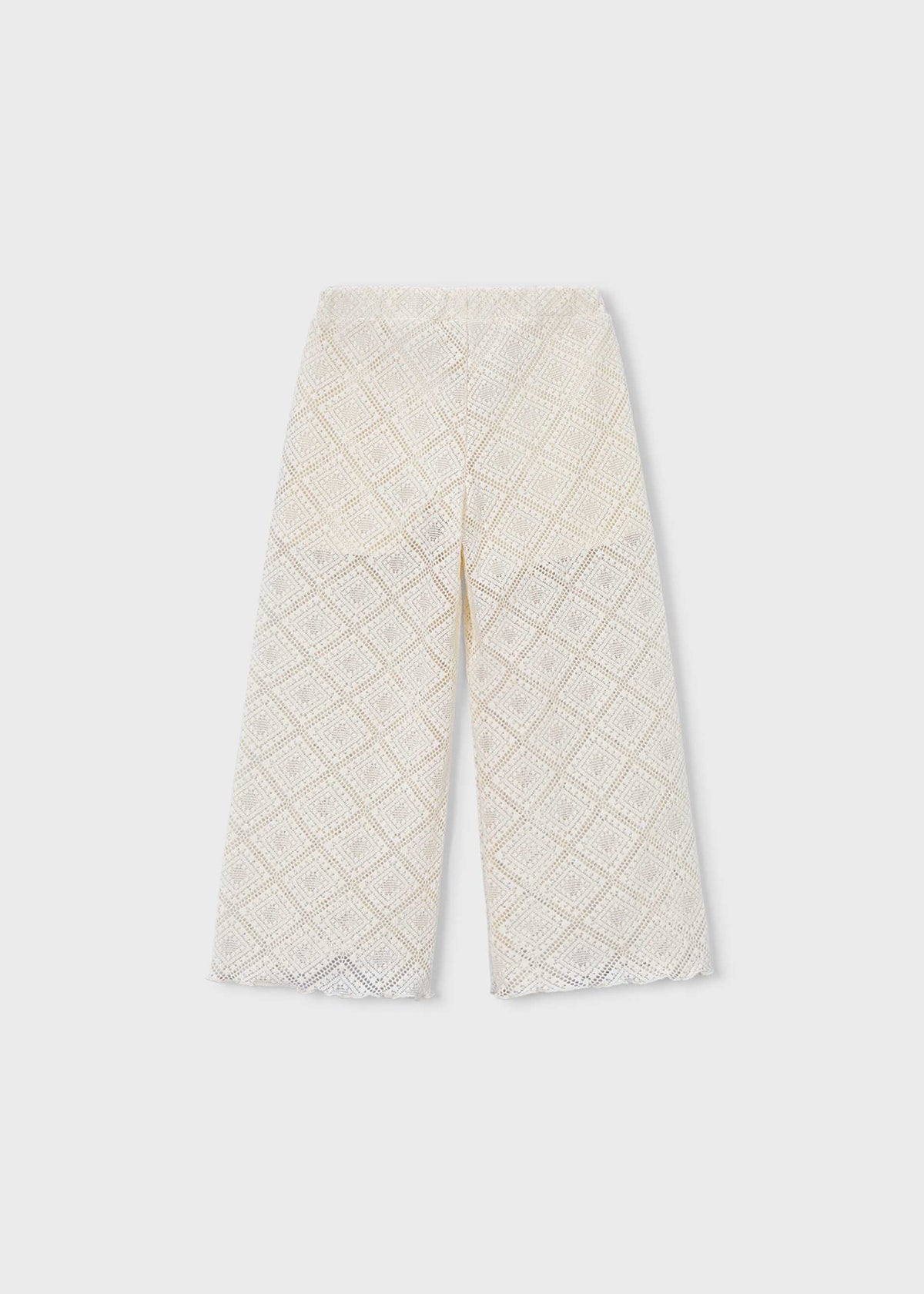 Girls' crochet long pants