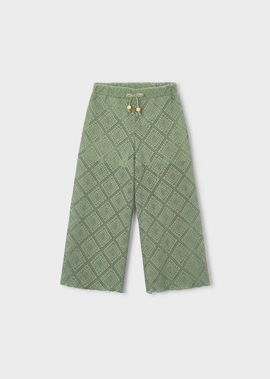 Girls' crochet long pants