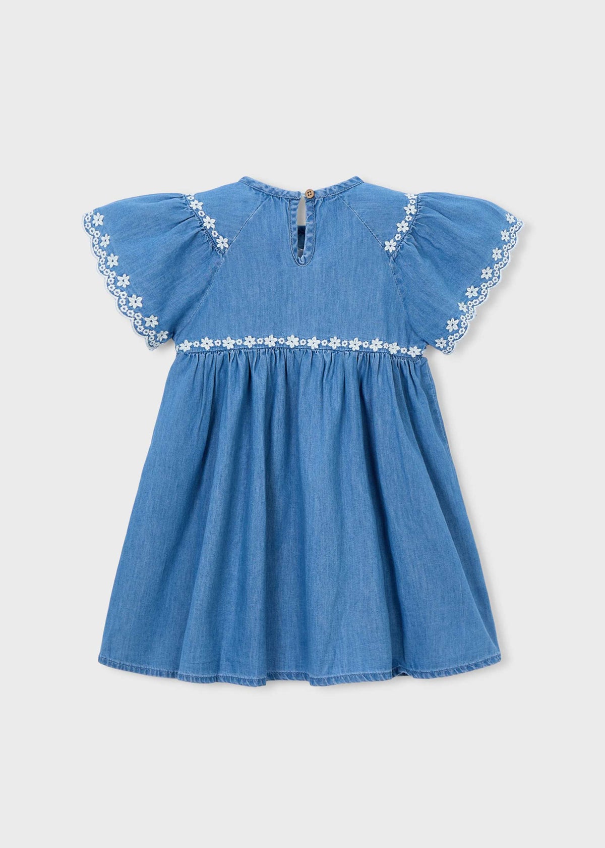 Girl's dress with embroidered details