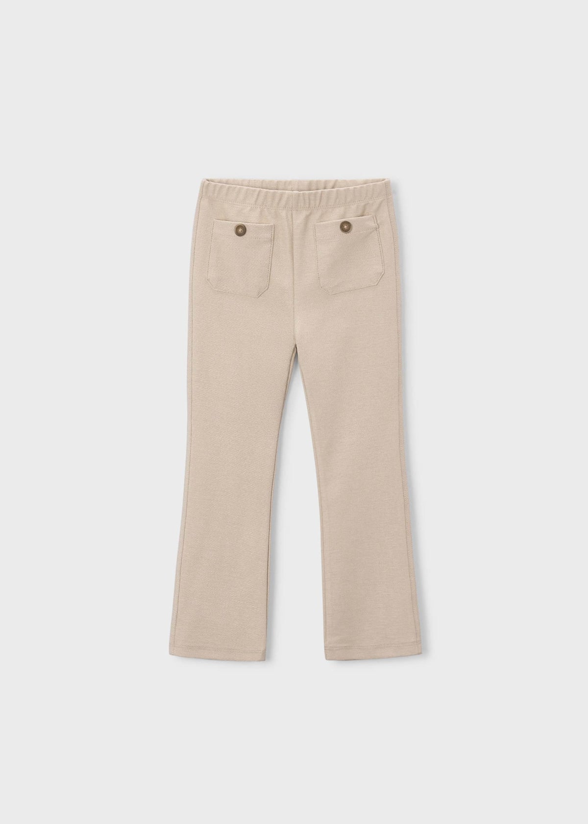 Girls' flare leggings with pockets