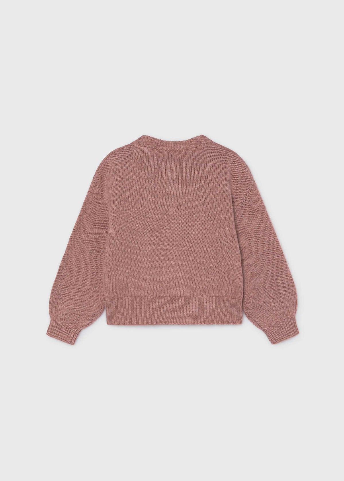Strickpullover mit Blumenmuster für Mädchen