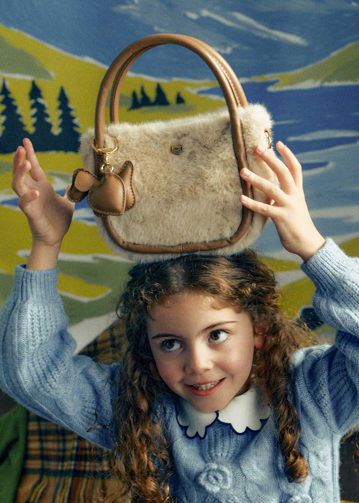 Pelztasche für Mädchen