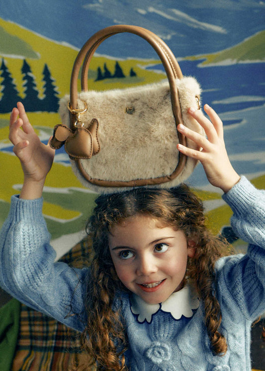 Girls' fur bag