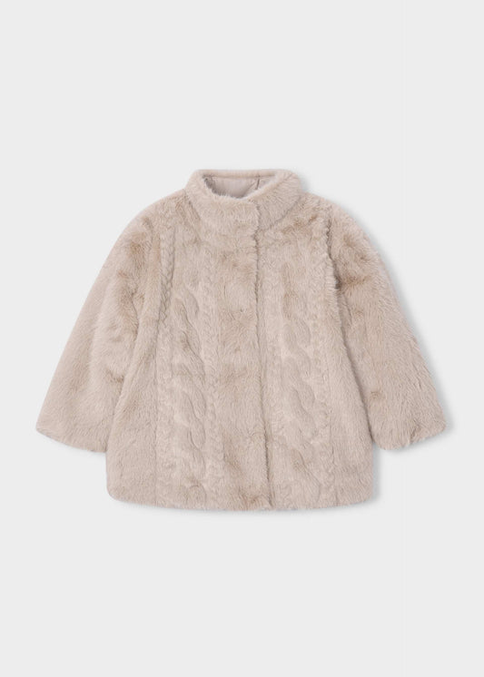 Girls' fur coat