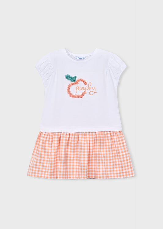 Girls' gingham dress