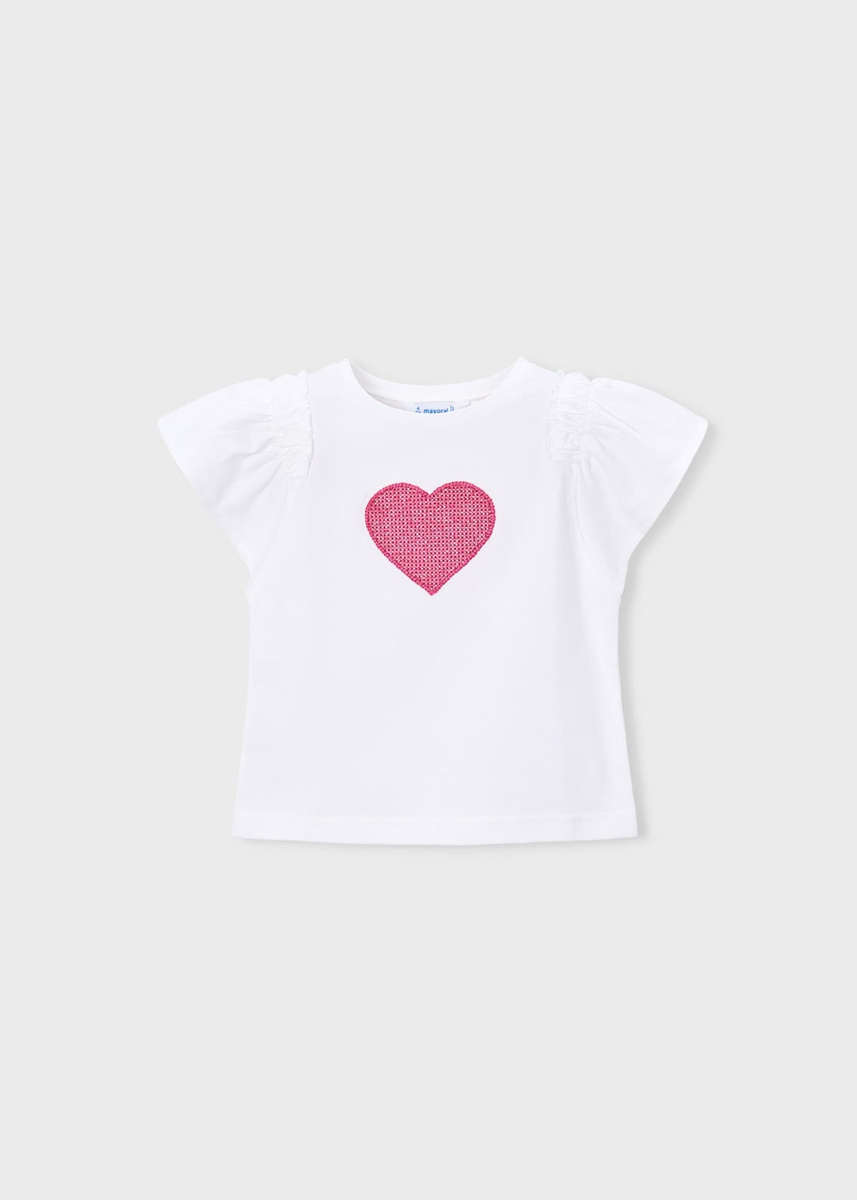 Mädchen-T-Shirt mit Herzmotiv