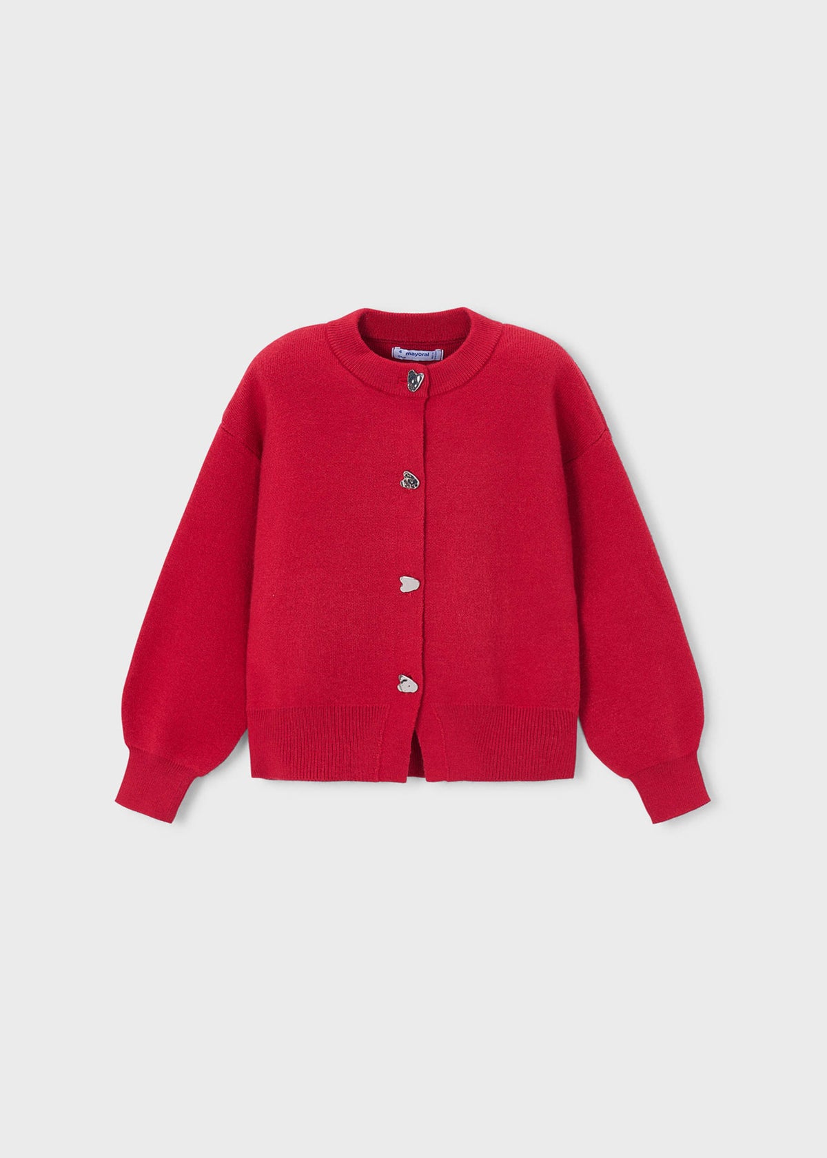 Girls' knitted cardigan