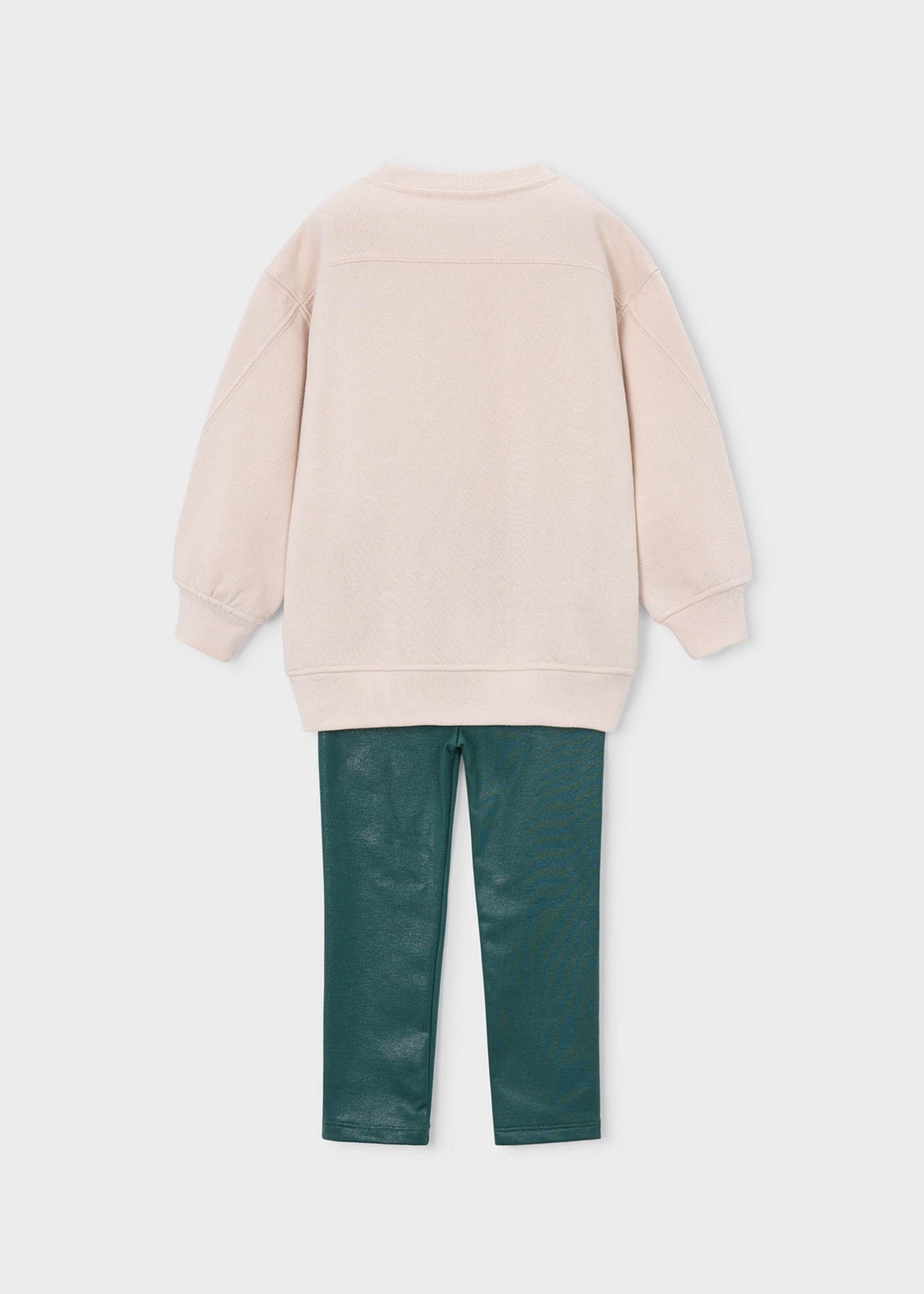 Girls' leggings and sweatshirt set