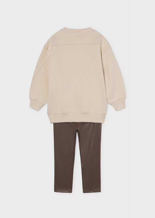 Set aus Leggings und Sweatshirt für Mädchen