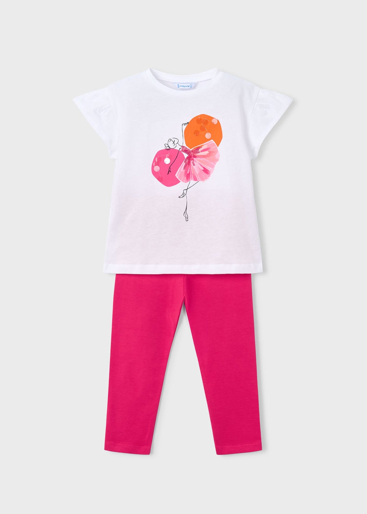 Girls' leggings and T-shirt set