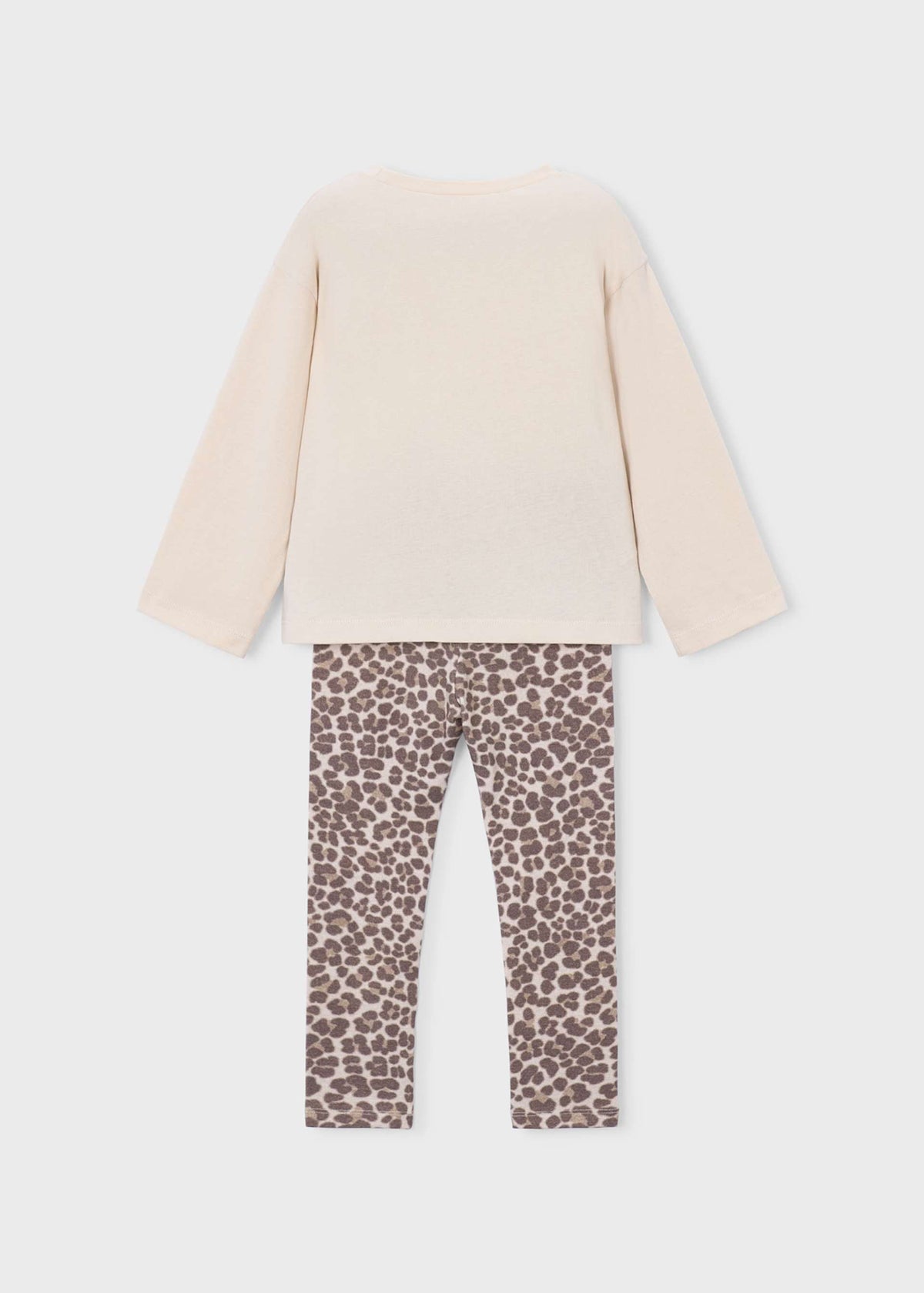Girls' leggings and T-shirt set