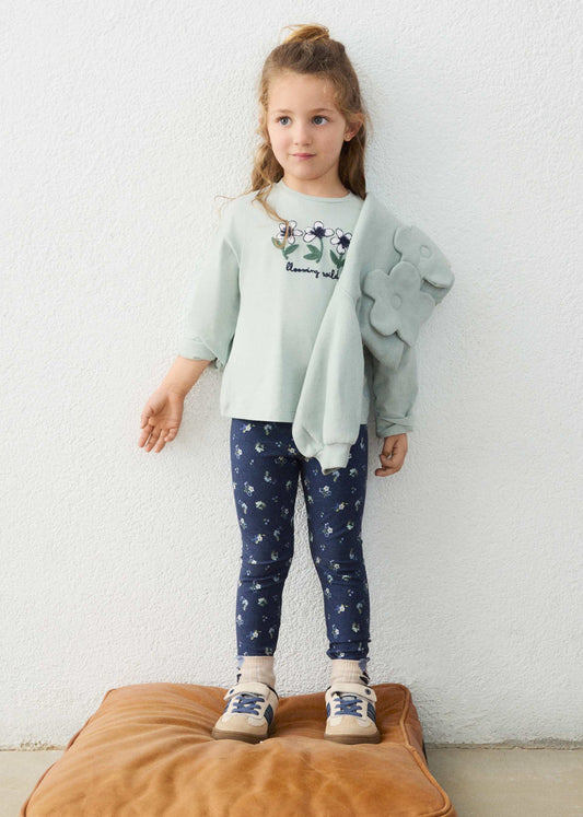 Mädchen-Leggings- und T-Shirt-Set