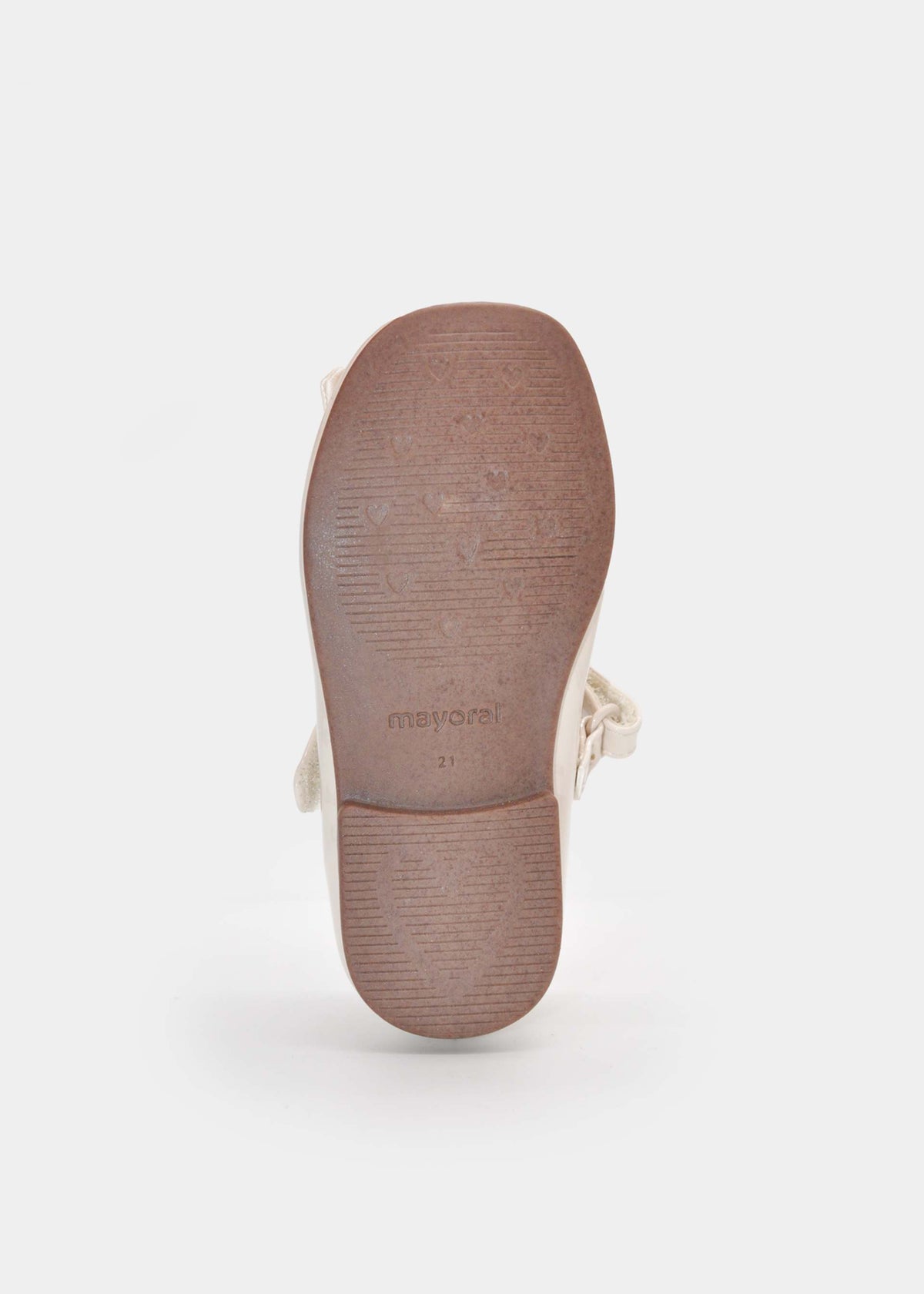 Girls' patent leather Mary Janes with a flower