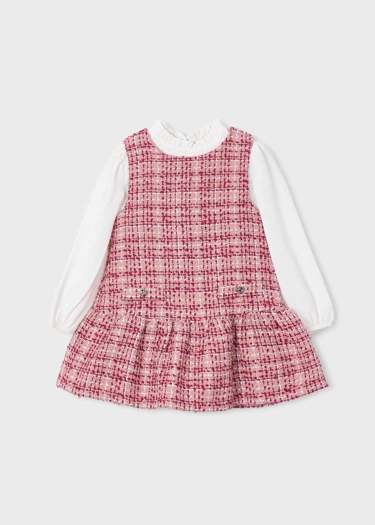 Girls' pinafore dress