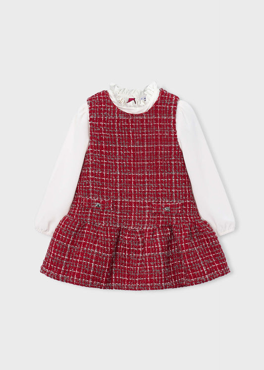 Girls' pinafore dress