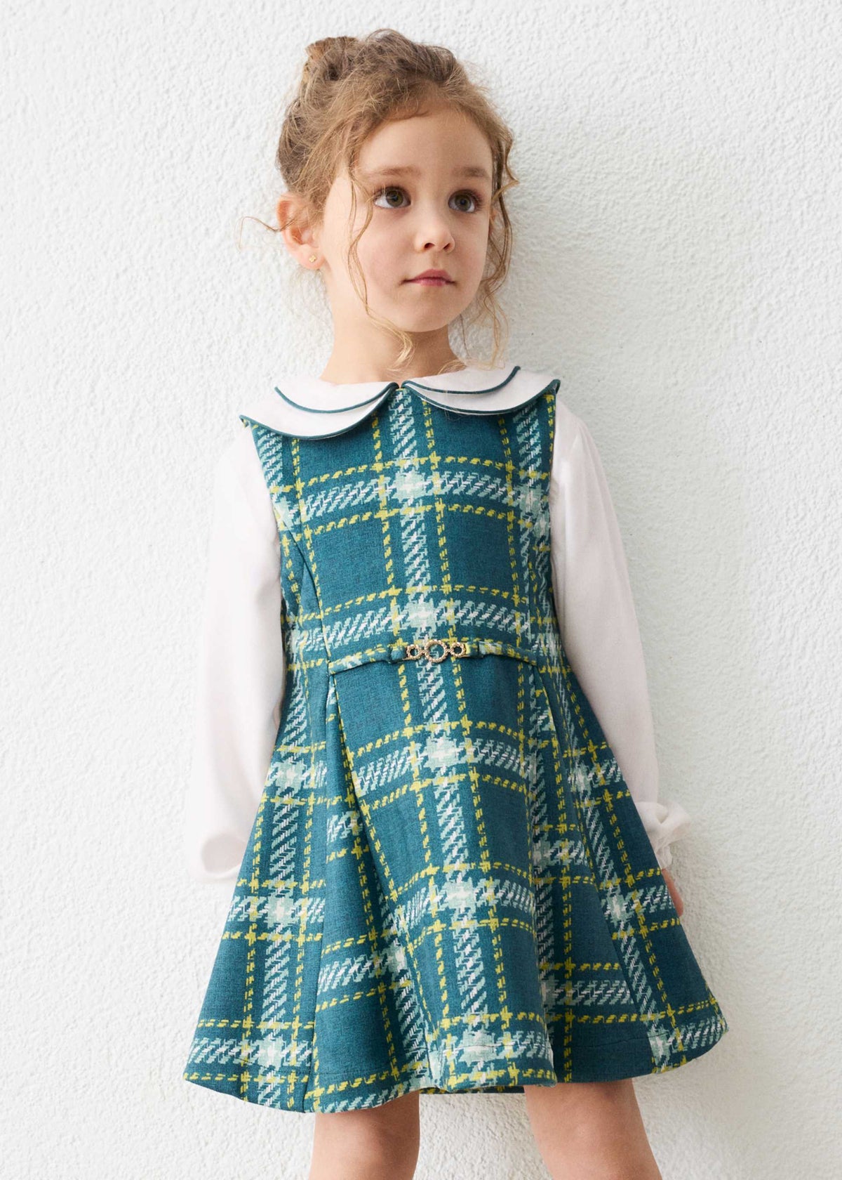 Girls' pinafore dress