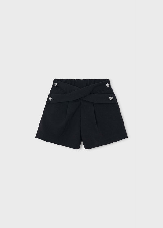 Girls' pleated skirt-trousers