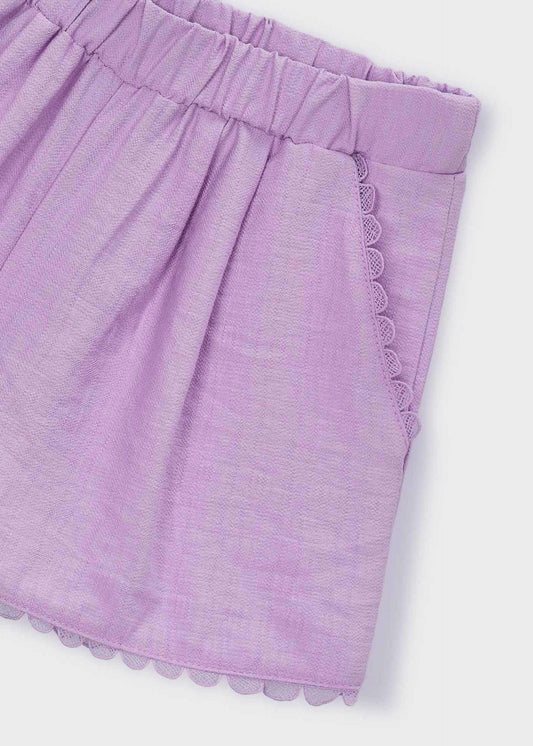 Girls' pleated trousers