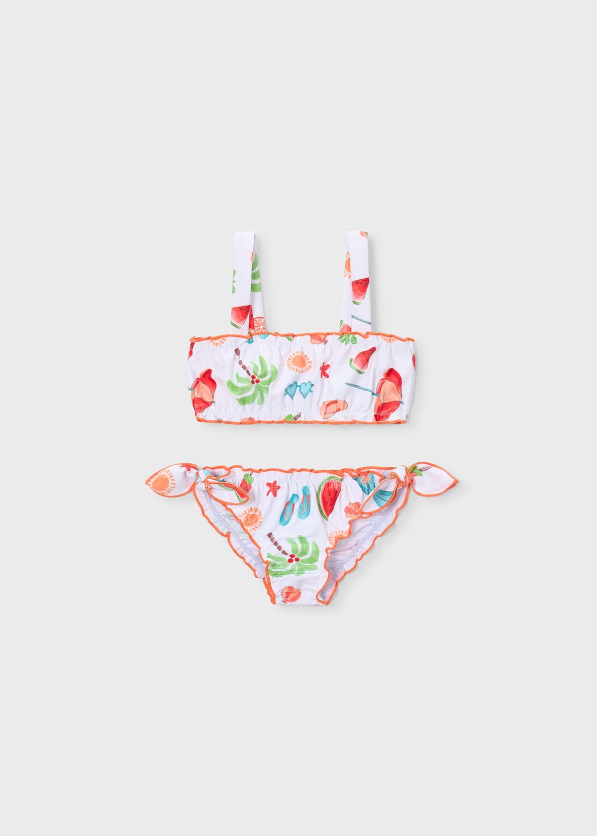 Girls' printed bikini