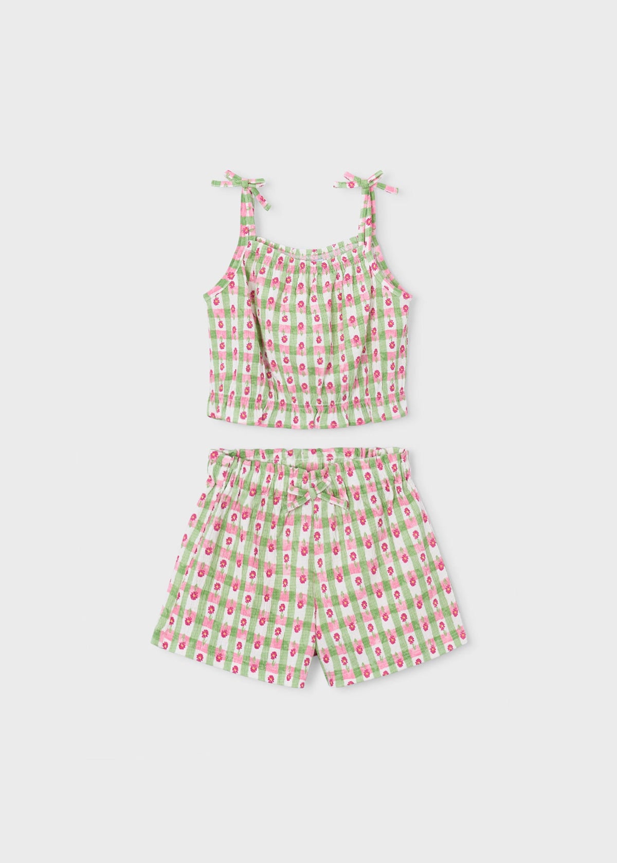 Shorts-Set mit Druck für Mädchen