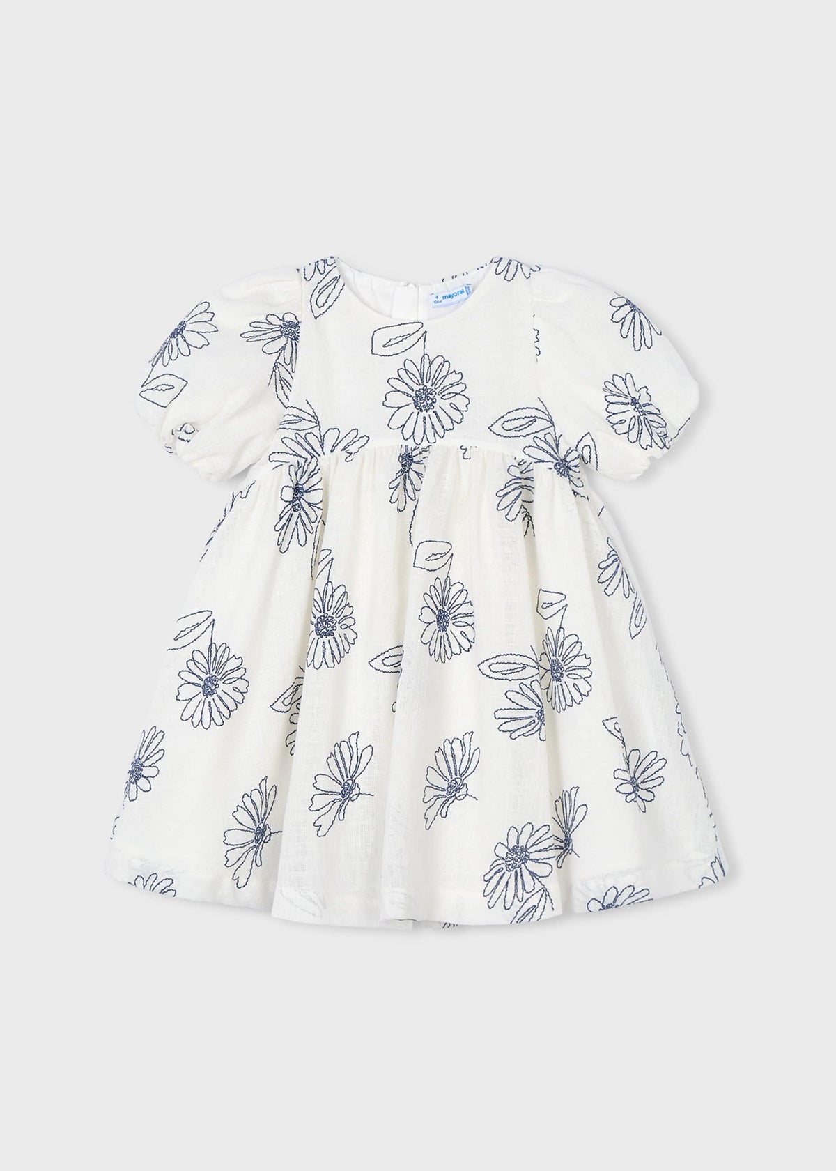 Girl's puff sleeve dress