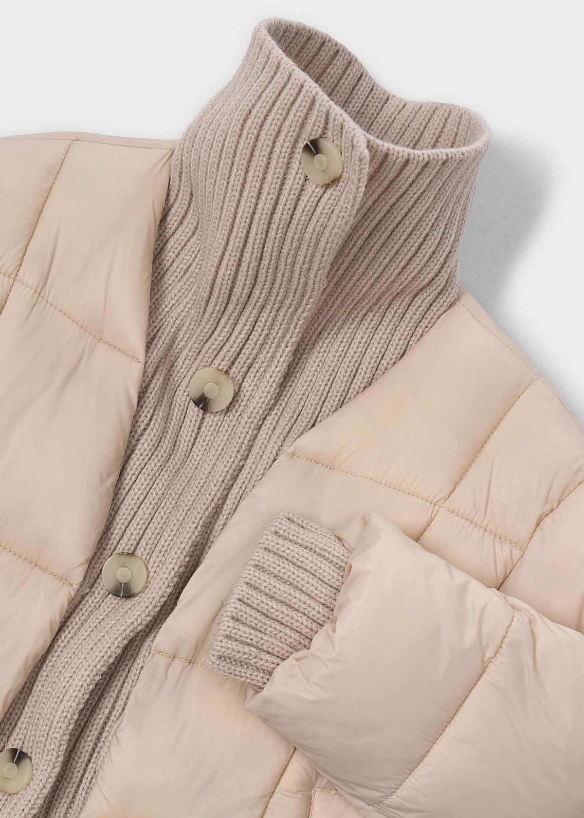 Girls' ribbed cardigan