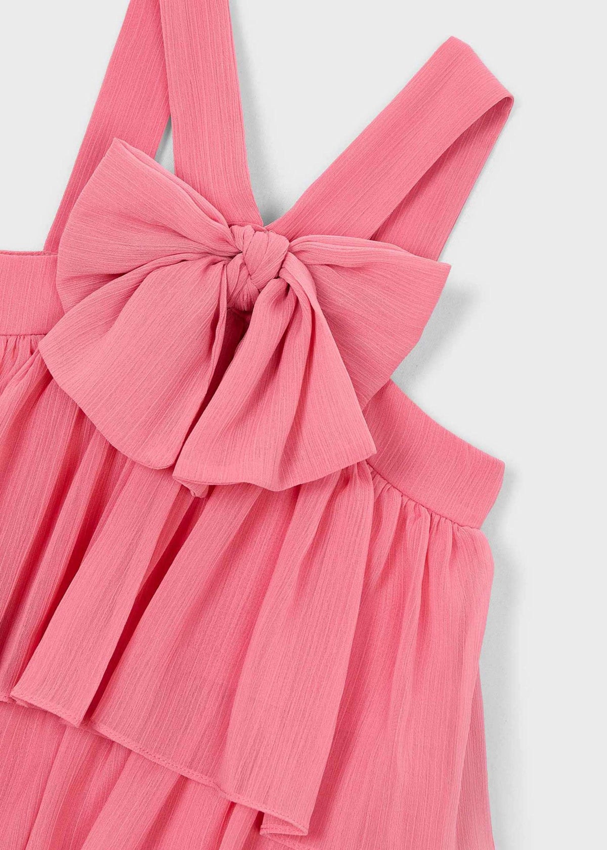 Girl's ruffled bambula dress
