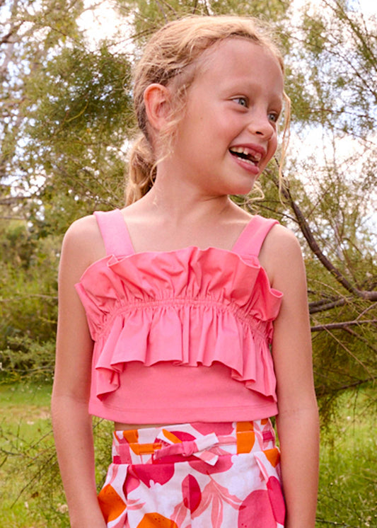 Girl's ruffled top