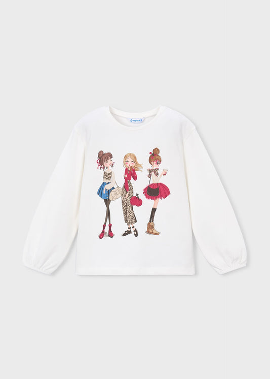 Kurzarm-T-Shirt für Mädchen