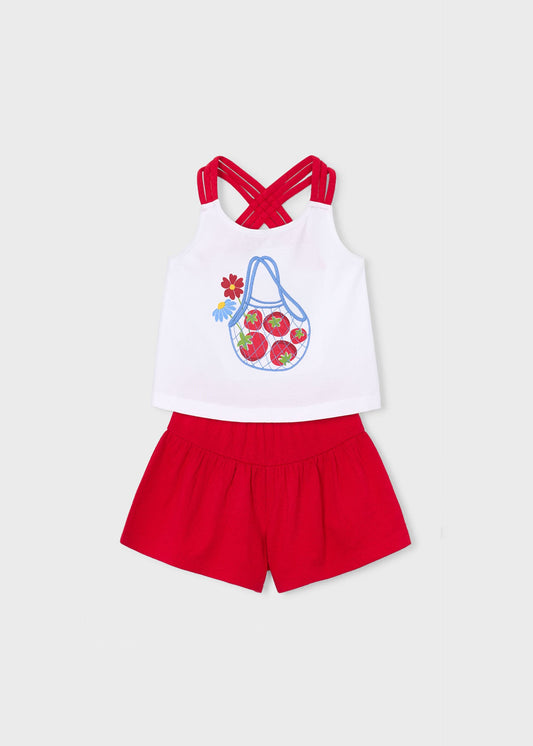 Shorts- und T-Shirt-Set für Mädchen
