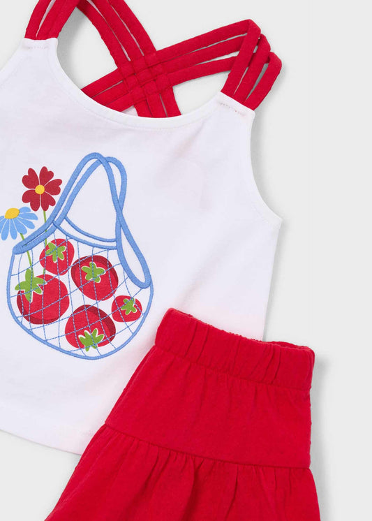 Shorts- und T-Shirt-Set für Mädchen