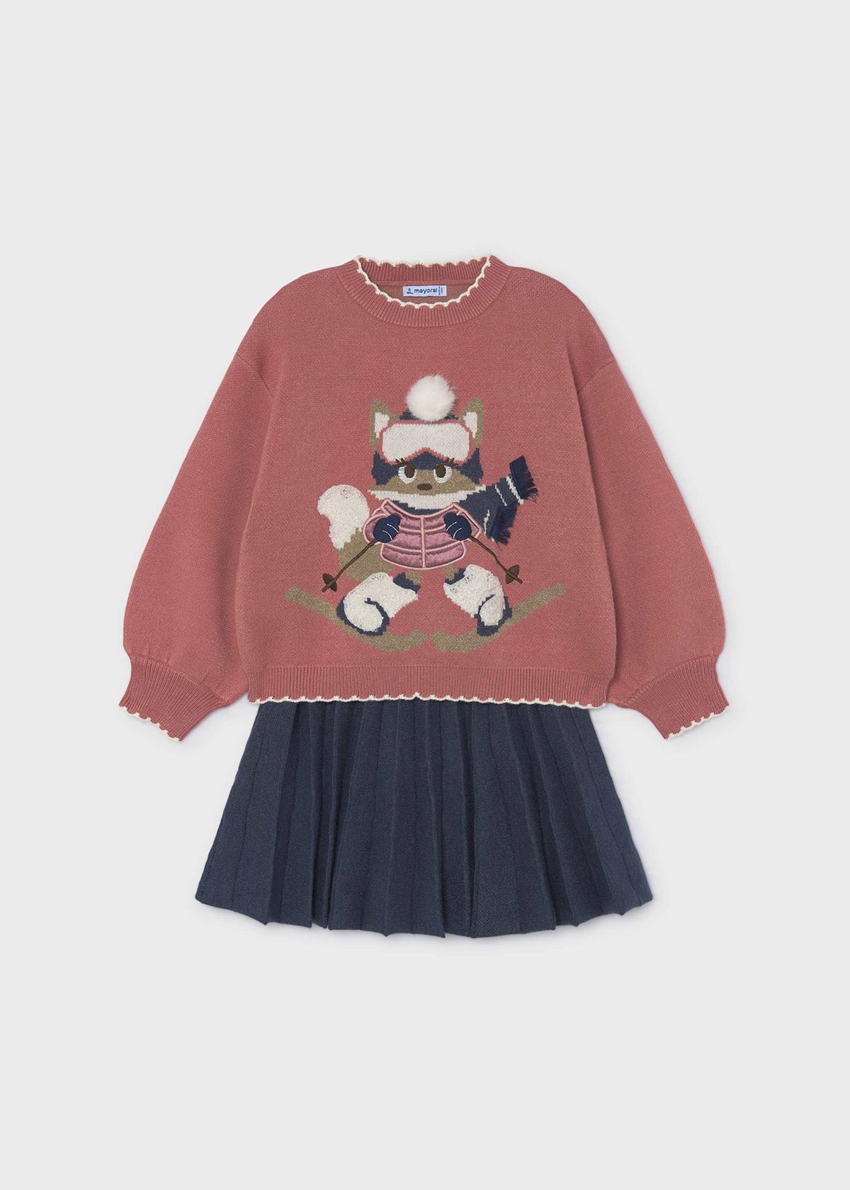 Rock- und Pullover-Set für Mädchen