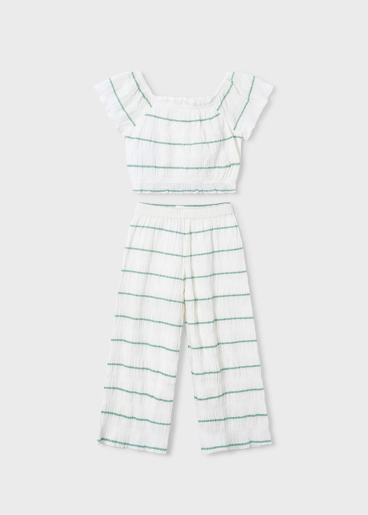 Set aus gestreifter Hose und Oberteil für Mädchen