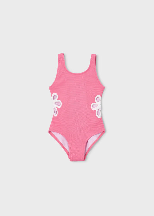 Girls' swimsuit with cutouts