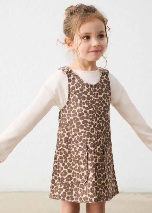 Girls' T-shirt with bib