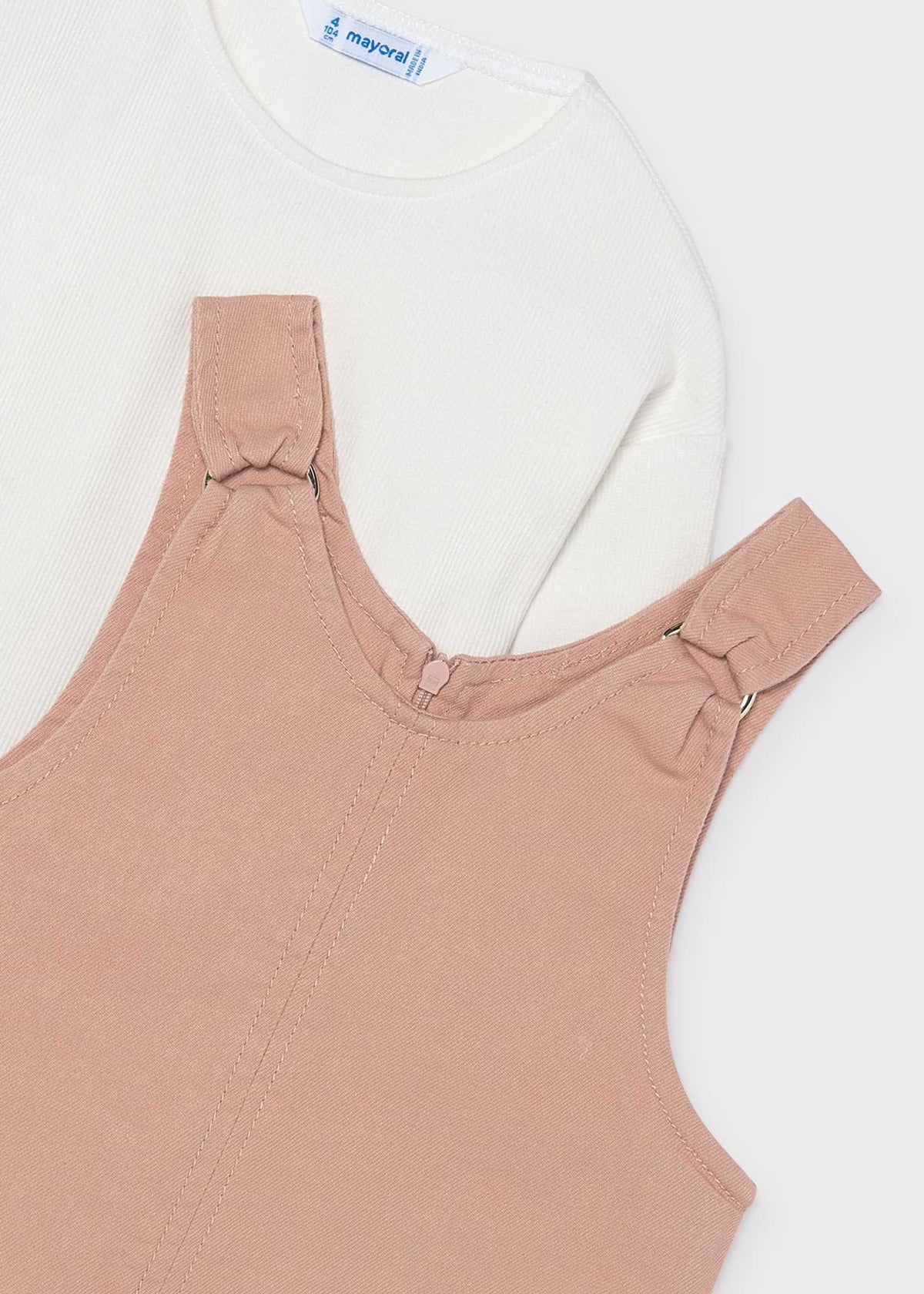 Girls' T-shirt with bib