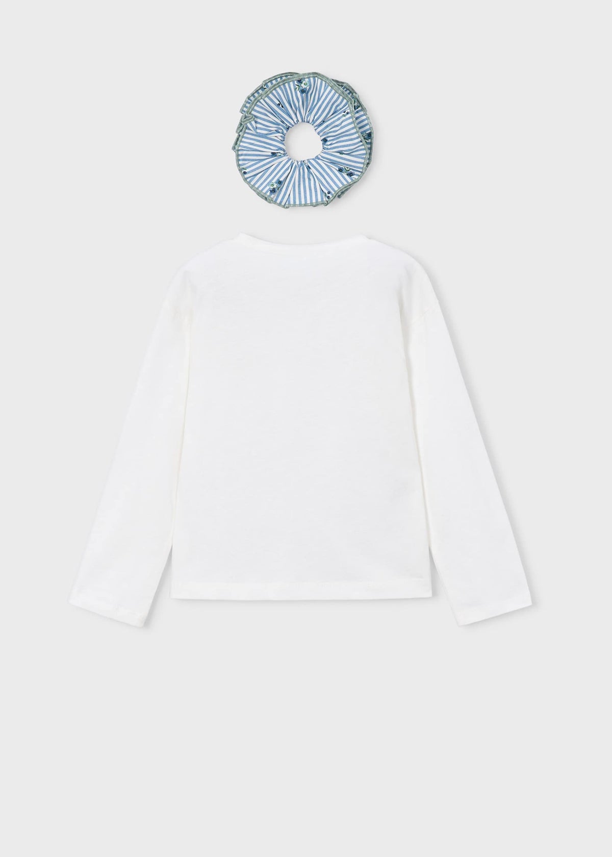 Mädchen-T-Shirt mit Haargummi
